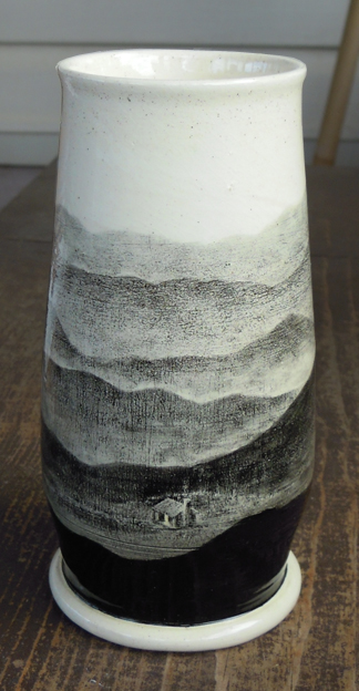 Mountain Cabin Vase